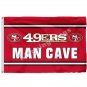San Francisco 49ers Man Cave Flag 3ft X 5ft Polyester NFL1 Banner Flying Size No.4 90*150cm Custom F