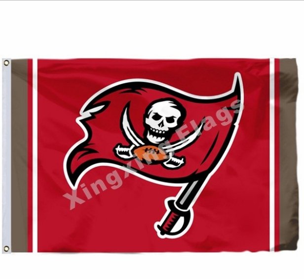 Tampa Bay Buccaneers Volumn Flag 3x 5ft Polyester NFL Banner Flying ...