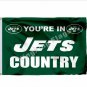 New York Jets You're In Country Flag 3x5ft Polyester NFL1 Banner Flying Size No.4 90*150cm Flag