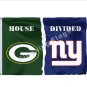 Green Bay Packers New York Giants House Divided Flag 3x5ft Polyester NFL1 Banner Size No.4