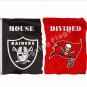 Oakland Raiders Tampa Bay Buccaneers Flag 3ft x 5ft Polyester NCAA Banner Flying Size No.4