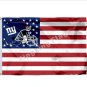 New York Giants Helmet Nation Flag 3x5ft Polyester NFL Banner Size No.4 90*150cm Custom flag