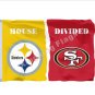 Pittsburgh Steelers San Francisco 49ers House Divided Flag 3x5ft Polyester NCAA Banner Flying No.4