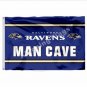 Baltimore Ravens Man Cave Flag 3x5ft Polyester NFL1 Banner Flying Size No.4 90*150cm Custom Flag