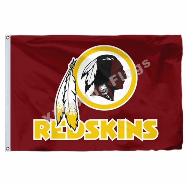 Washington Redskins Wordmark Flag 3x5ft Polyester NFL1 Banner Flying