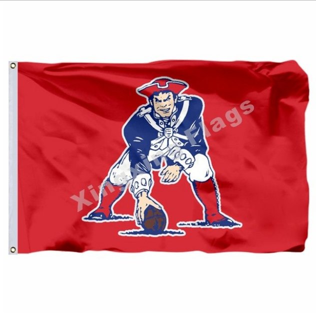 New England Patriots Old Flag 3x5ft Polyester NFL1 Banner Flying Size ...