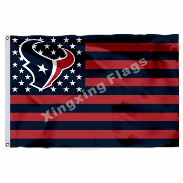 Houston Texans Nation Flag 3ft X 5ft Polyester NFL Banner Flying Size No.4 90*150cm Custom Flag