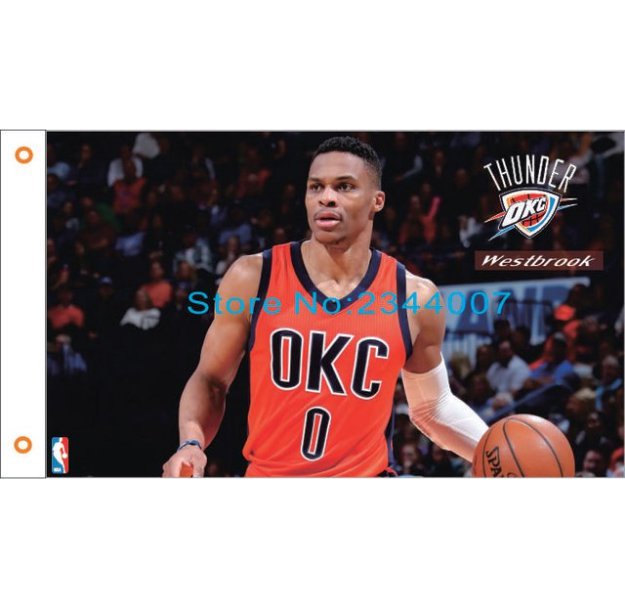 Oklahoma City Thunder 3x5 FT 150X90 CM Bandera 100D Poliester bandera 102
