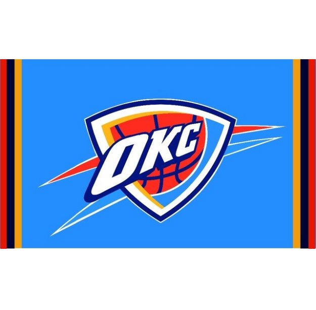 NBA Oklahoma City Thunder Great Outdoors 3x5 Banner Flag