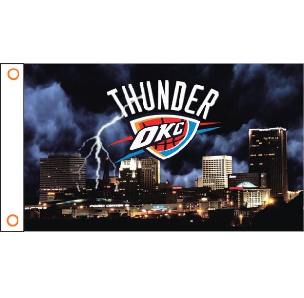 Oklahoma City Thunder 3x5 FT 150X90 CM Bandera 100D Poliester bandera 112