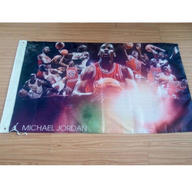 Basketball Star 3ftx5ft 100D Polyester Flag metal Grommets 90x150cm flag 056