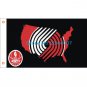 Portland Trailblazers bandera 3 x 5ft Polyes 90 x 150 cm 100% Polyester 108