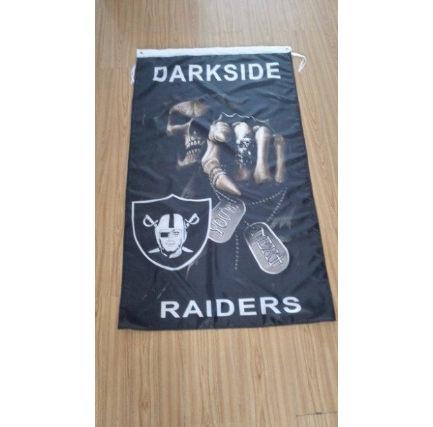 Oakland Raiders bandera Flag 3x5ft 100D Poliester 90x150 cm bandera 330