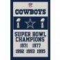 Dallas Cowboys Championship Flag 90x150cm Polyester 3x5ft Digital Print Flag with Rings