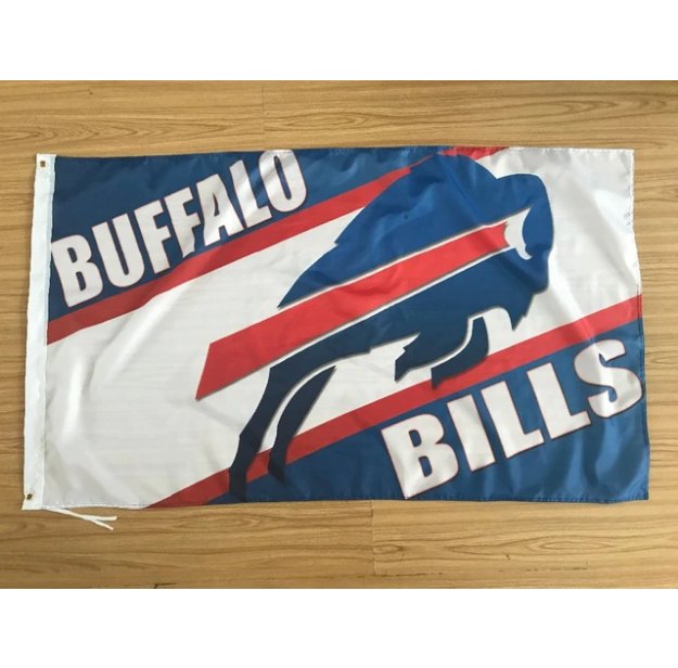 Buffalo Bills Flag 3ft x 5ft Polyester NFL Banner 90x150cm 301