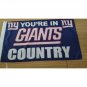 NEW 3X5 FT NEW YORK NY GIANTS COUNTRY OFFICALLY LICENSED FREMONT DIE NFL FLAG,