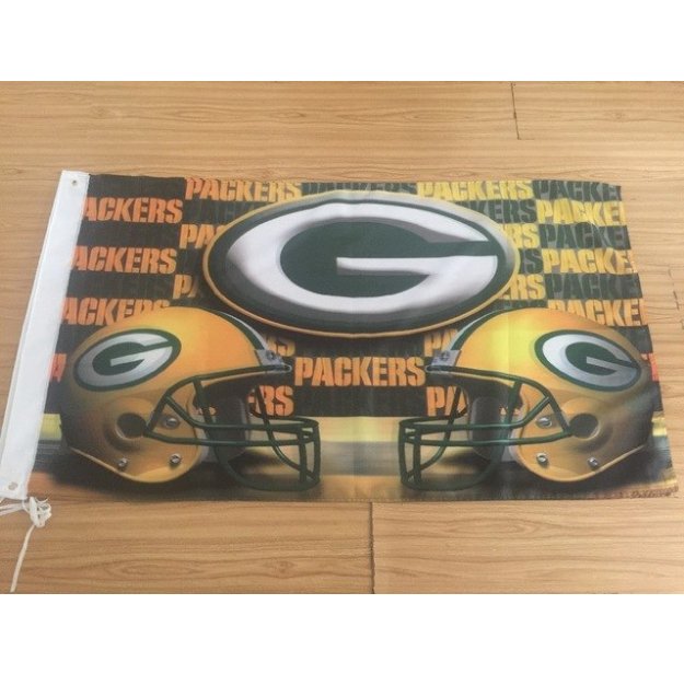 Green Bay Packers Flag 3ft x 5ft Polyester NFL Banner Flying Custom flag 90x150cm flag 065