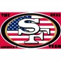 San Francisco 49ers NFL glove 3x5ft new flag flag 150x90 cm 100D polyester, 01
