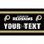 Washington Redskins Custom Your Text Flag 3x5ft Polyester NFL Team Banner Flying Size No.4