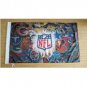 NFL Logo Flag 3ft x 5ft Polyester Banner 90x150cm white sleeve with Metal Grommets