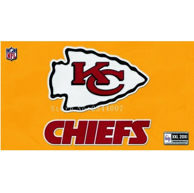 Kansas City Chiefs Flag 3ft x 5ft Polyester NFL Banner Flying Custom flag 90x150cm flag 055