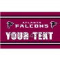 Atlanta Falcons Custom Your Text Flag 3X5ft Polyester NFL Team Banner Flying Size No.4