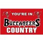 Tampa Bay Buccaneers you are in country flag 90x150 cm polyester flag print digital+2 Metal Rings