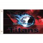 Tennessee Titans Flag 3ft x 5ft Polyester NFL Tennessee Titans Banner Flying Size 150* 90cm