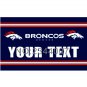 Denver Broncos Custom Your Text Flag 3X5ft Polyester NFL Team Banner Flying Size No.4 150* 90cm