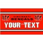 Cincinnati Bengals Custom Your Text Flag 3X5ft Polyester NFL Team Banner Flying Size No.4