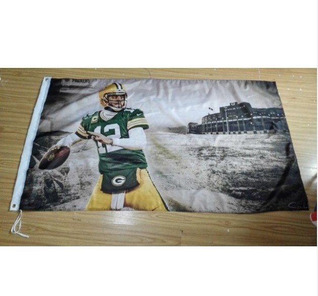Green Bay Packers Flag 3ft x 5ft Polyester NFL Banner Flying Custom flag 90x150cm