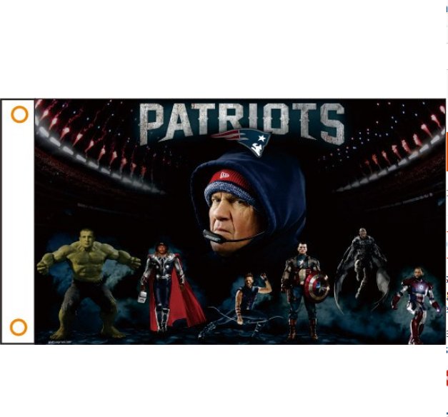 new england patriots Flag 3ft x 5ft Polyester NFL Banner 90x150cm 314