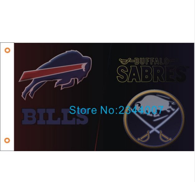 Buffalo Bills 100D Polyester Banner 3ftx5ft flag flag metal