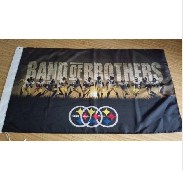 Pittsburgh Steelers Flag 3ft x 5ft Polyester NFL Banner Flying Custom flag 90x150cm flag 063