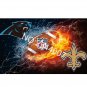 Water VS Frie Carolina Panthers VS New Orleans Saints flag 3x5 ft 100D polyester banner