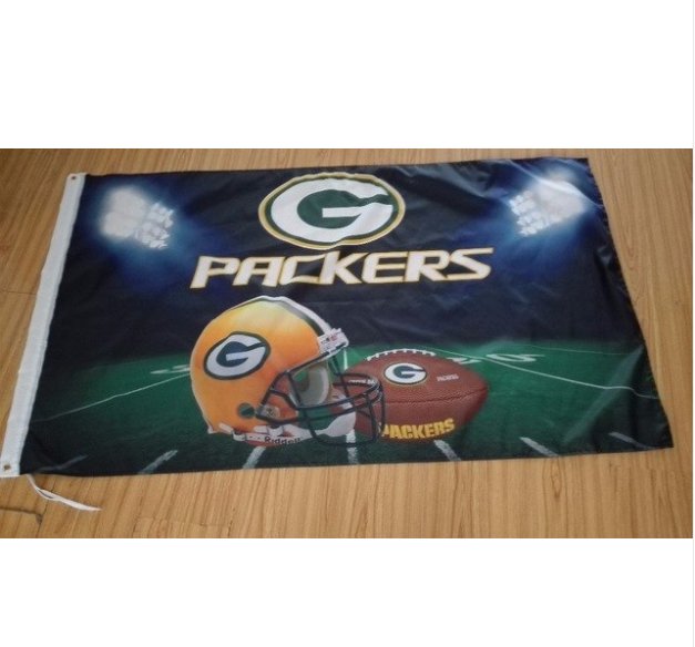 Green Bay Packers Flag 3ft x 5ft Polyester NFL Banner Flying Custom flag 90x150cm 177 Price: