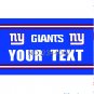York Giants Custom Your Text Flag 3ft x 5ft Polyester NFL Team Banner Flying Size No.4 150* 90cm