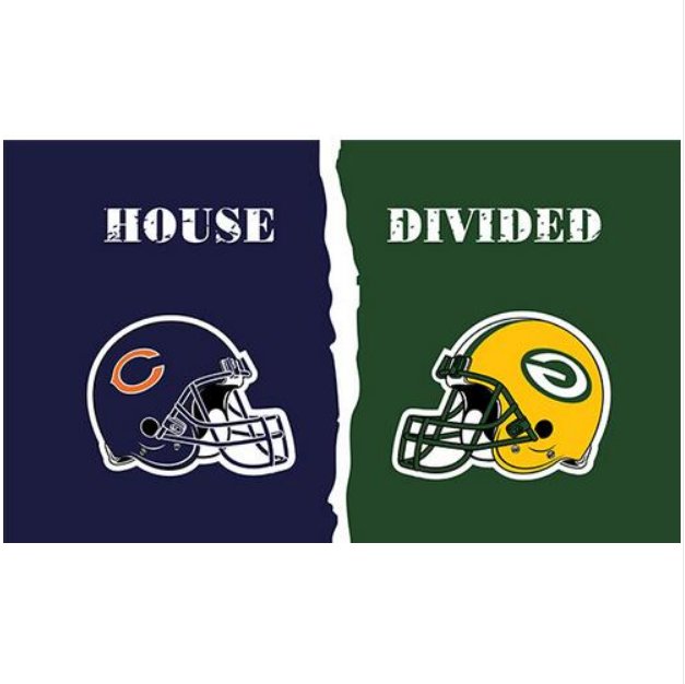 Oso bandera vs Green Bay Packers 3ftx5ft Banner 100D