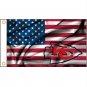 kansas-city-chiefs browns 3X5FT bandera 90 x 150 cm 100% Polyester NFL flag 308