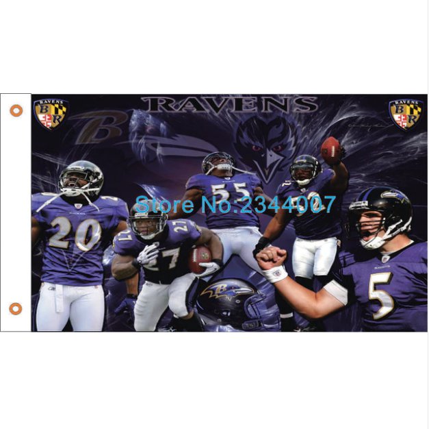 Baltimore Ravens NFL Flag Tailgating Banner