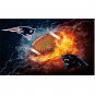 New England Patriots vs Carolina Panthers 3X5FT bandera 90 x 150 cm 100% Polyester NFL banner