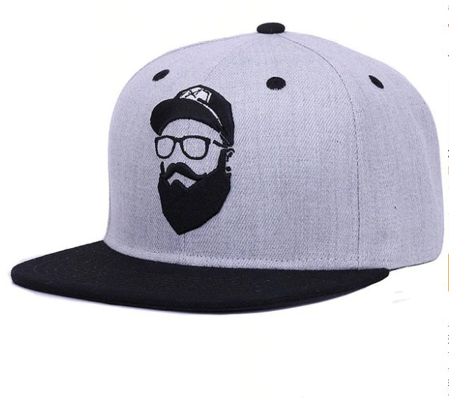 Original grey cool hip hop cap men women hats vintage embroidery character baseball caps