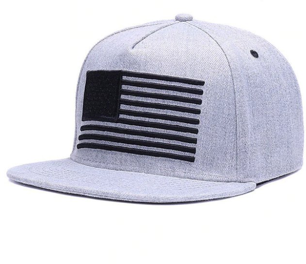 Raised flag embroidery cool flat bill baseball cap mens gorras snapbacks 3D flag hat ourdoor hip hop