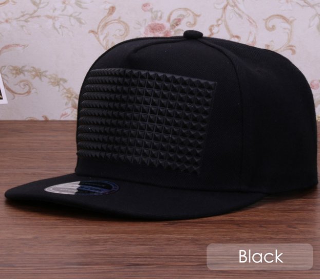 Fancy 3D snapback cap raised soft silicon square pyramid flat baseball hip hop hat  for boys+girls