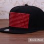 Fancy 3D snapback cap raised soft silicon square pyramid flat baseball hip hop hat  for boys+girls
