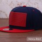 Fancy 3D snapback cap raised soft silicon square pyramid flat baseball hip hop hat  for boys+girls