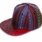 Artificial snake skin brim mens snapback cap womens hip hop  flat bill baseball cap for men+ women