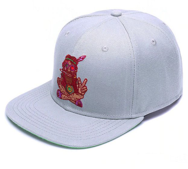 Cap hat for women men baseball caps embroidery Character solid bone hip hop cap cool grey fitted