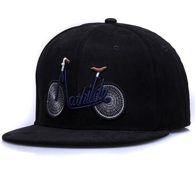2018 new casual suede baseball caps for men women embroidery bicycle flat bill hip hop hats