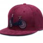 2018 new casual suede baseball caps for men women embroidery bicycle flat bill hip hop hats